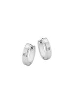 Schlichte Klappcreolen im zeitlosen Design 