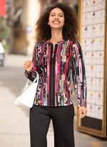 Blusenjacke mit Eingriffstaschen 