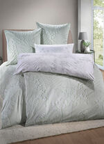 Wendebettw&auml;sche-Garnitur aus 100% Baumwolle GR&Uuml;N