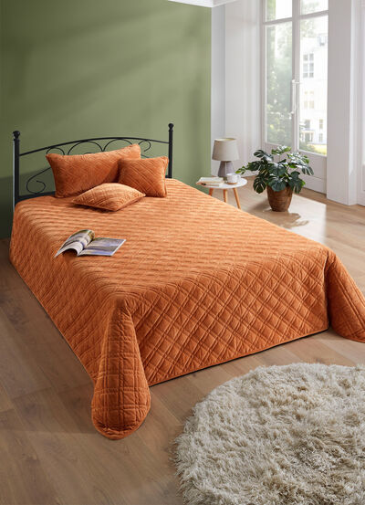 Tagesdecken in Cordoptik-Optik 