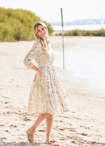 Kleid mit Hemdkragen 