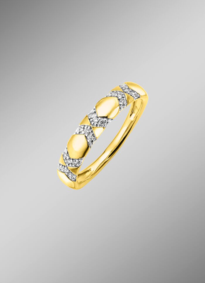 Edel im Design: Brillant-Damenring 