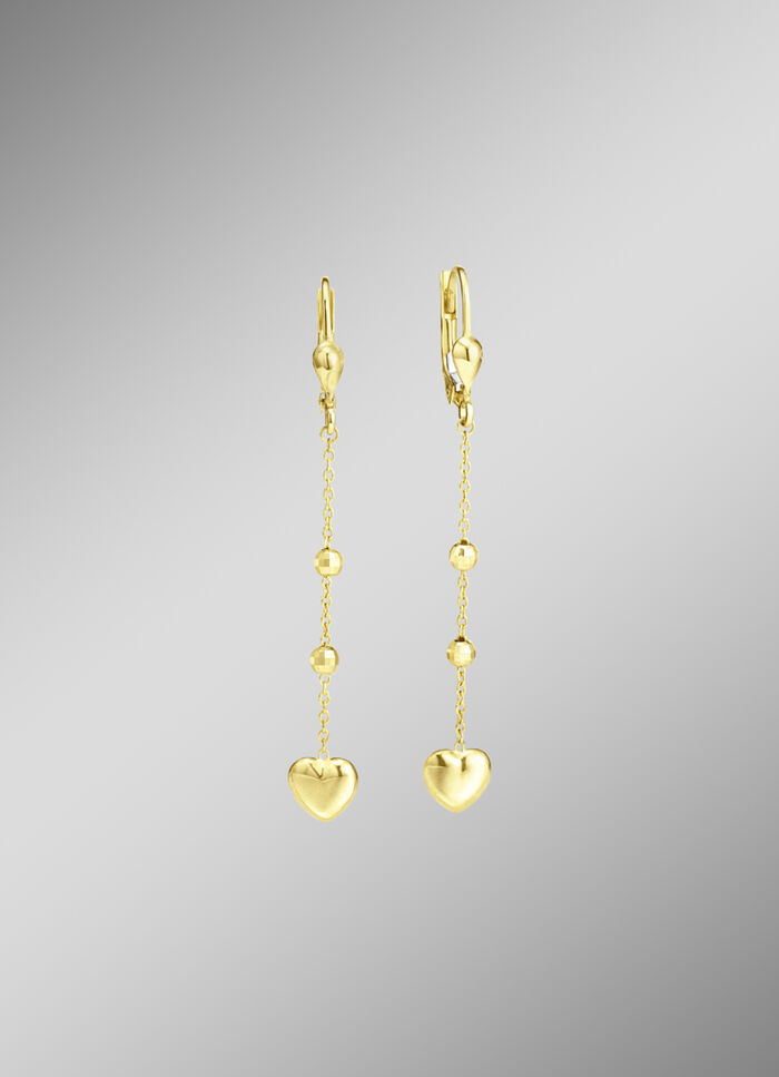 S&uuml;&szlig;e Herz-Ohrringe 