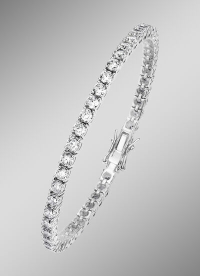 Funkelndes Armband mit synth. Zirkonia 