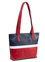 Laurina, Tasche, Damen, aus Leder BLAU-WEISS-ROT