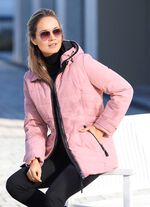 Funktionsjacke mit abnehmbarer Kapuze 