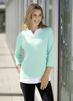 Einzigartiges Shirt in 2-in1 Optik 