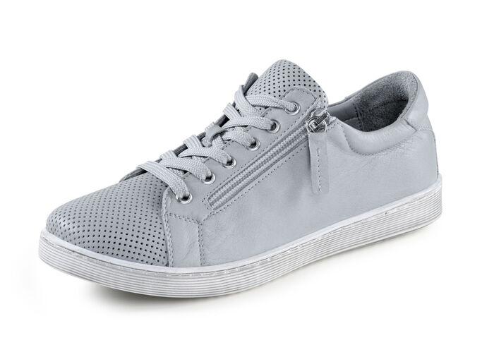 ELENA EDEN, sommerliche Damen-Schn&uuml;rschuhe, mit herausnehmbarem Fu&szlig;bett BLAUGRAU