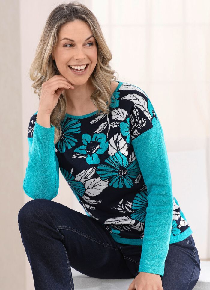 Pullover mit Jacquard-Dessin 