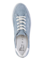 ELENA EDEN Schnür-Sneaker aus Veloursleder BLEU