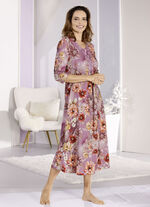 Laurina Nachthemd, kn&ouml;chellang mit Motivspitze  