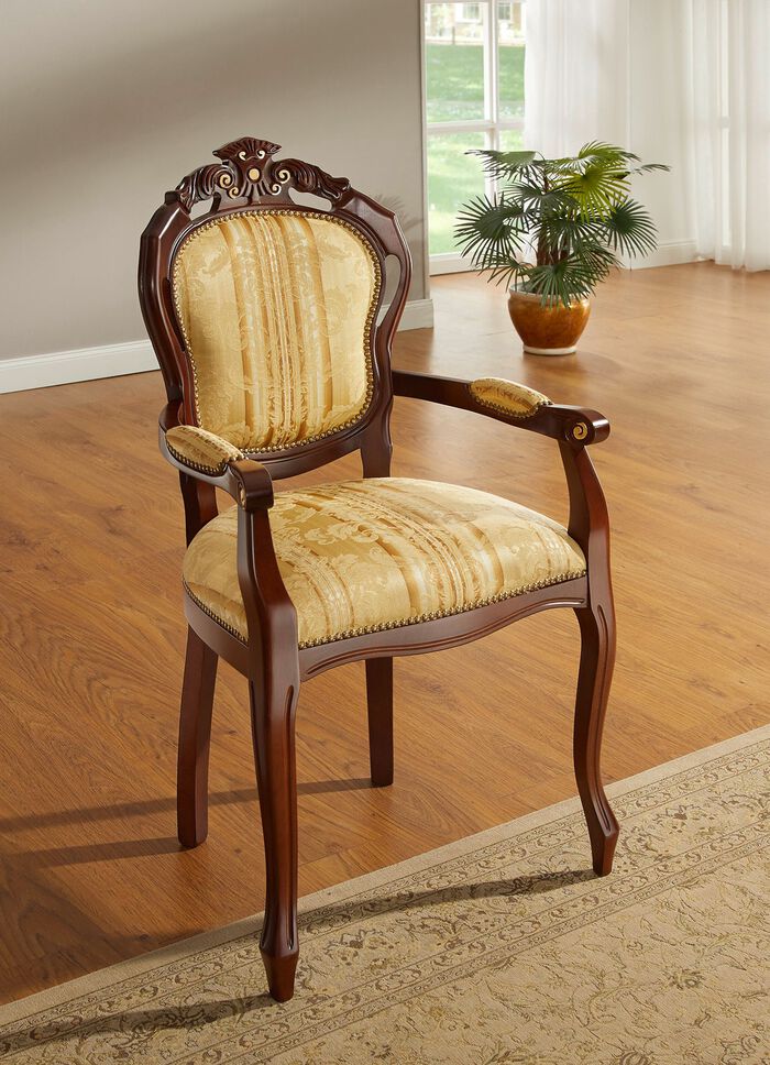 Esszimmerst&uuml;hle mit Gestell aus massivem Buchenholz 