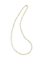 Bicolor-Halskette mit Unendlichkeitssymbol 