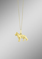 Für Hundeliebhaber: Interessanter Anhänger aus Gold 