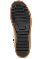 ELENA EDEN Schn&uuml;r-Bootie mit Knitter-Effekt OCKER-BUNT