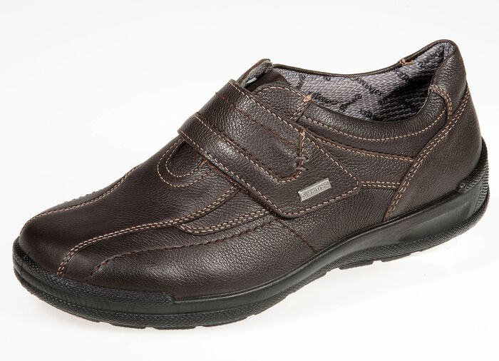 GINO GALANTE, sportliche Herren-Slipper, Weite H, mit herausnehmbarem Fu&szlig;bett MOKKA