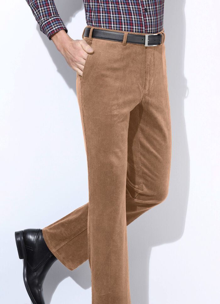 Cordhose mit Dehnbund in 3 Farben CAMEL