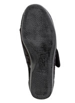 Laurina Klettschuh mit zart funkelnder Glitzer-Prägung SCHWARZ