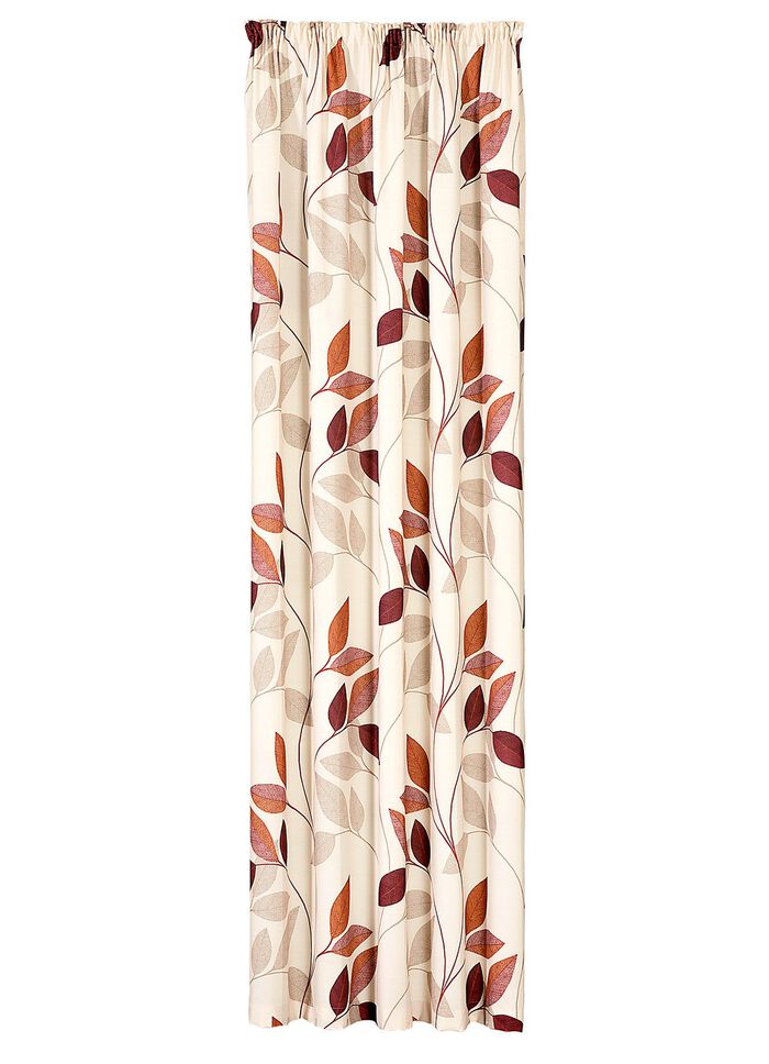 &Uuml;bergardine "Bl&auml;tterranken" BEIGE