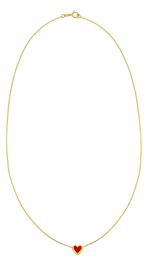 Romantische Halskette mit Herz 