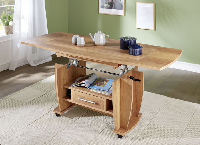 Moderner Couchtisch auf Rollen WILDEICHE