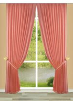 Seitenschal-Garnitur mit Satin-Einfassband und Universalschienenband 