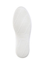 ELENA EDEN Sneaker aus Lackleder mit edlem Metallschmuck WEISS