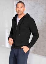 Kapuzenjacke in 5 Farben SCHWARZ