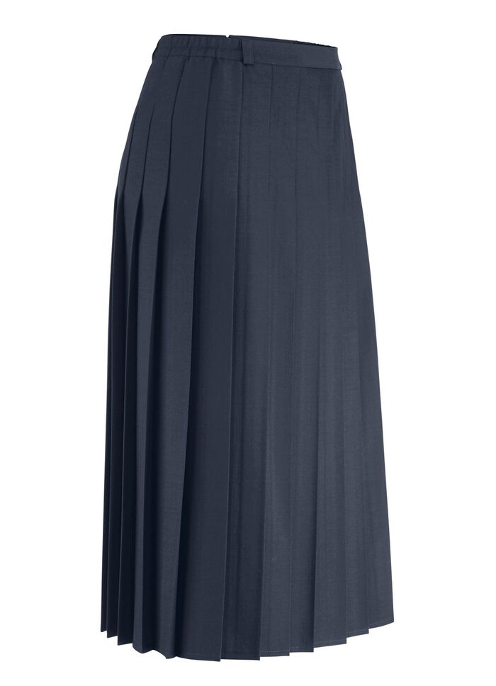 Rock mit figurg&uuml;nstigen Rundumfalten 