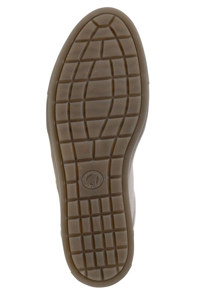 ELENA EDEN Schn&uuml;r-Sneaker aus genarbtem Nappaleder ALTGOLD-BRAUN