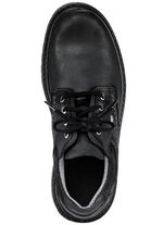 GINO GALANTE, atmungsaktive Herren-Schnürschuhe, mit herausnehmbarem Fußbett SCHWARZ