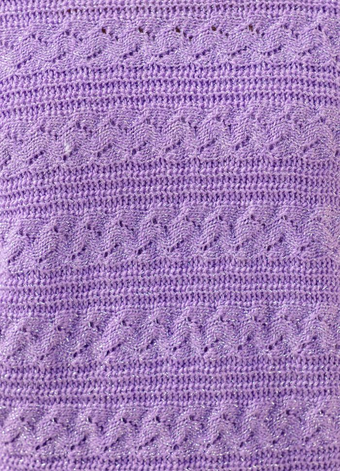 Pullover in Fledermausform LAVENDEL