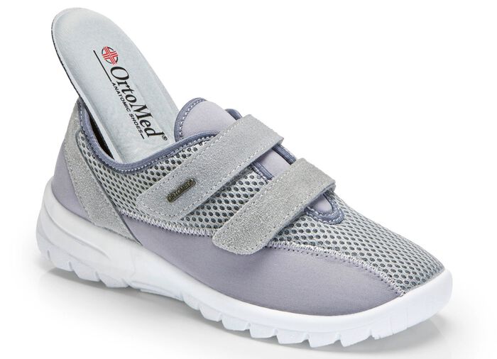 Bequeme Damen-Klettschuhe, Weite H, mit herausnehmbarem Fu&szlig;bett 