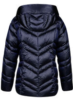 Steppjacke mit fester Kapuze 