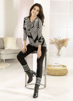 Shirt mit aufwendig gearbeiteter Zierblende 