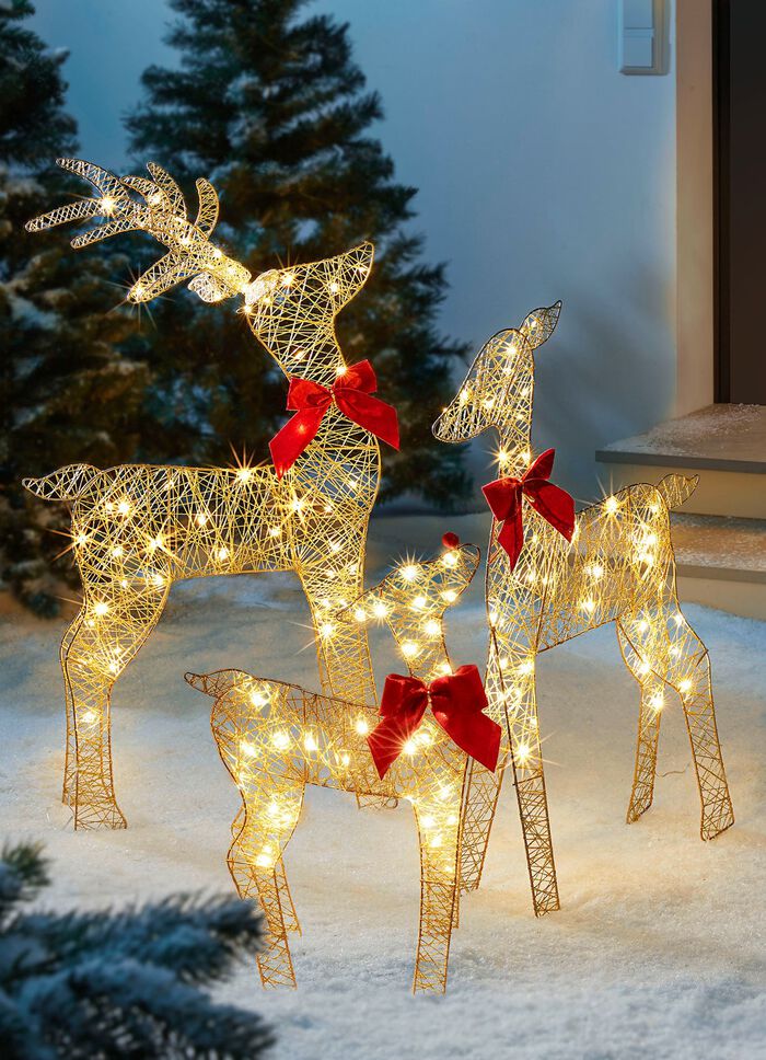 Rentierfamilie, 3er Set 