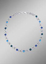 Halskette mit Kristalle 