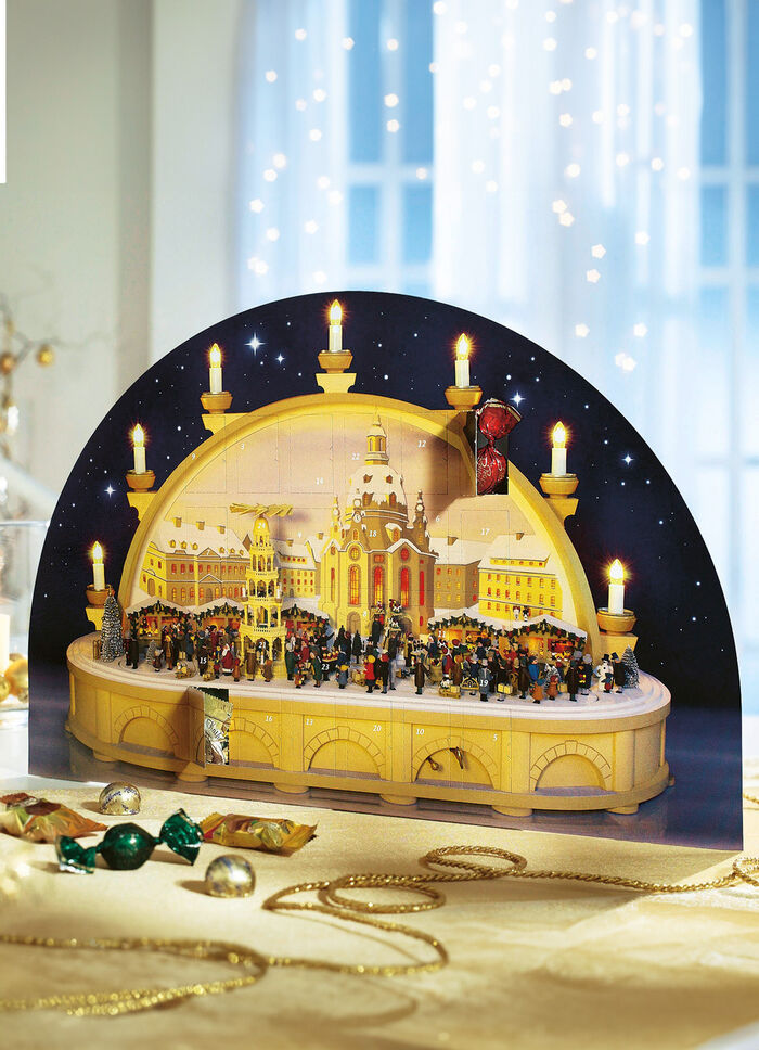 Adventskalender Schwibbogen 