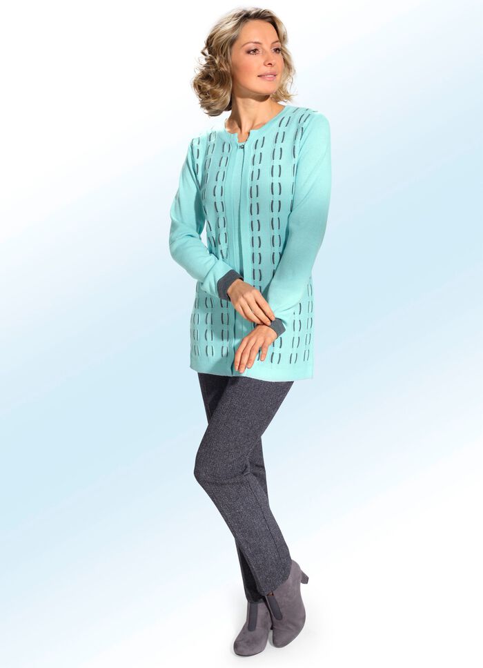 Tweedhose in bequemer Schlupfform 