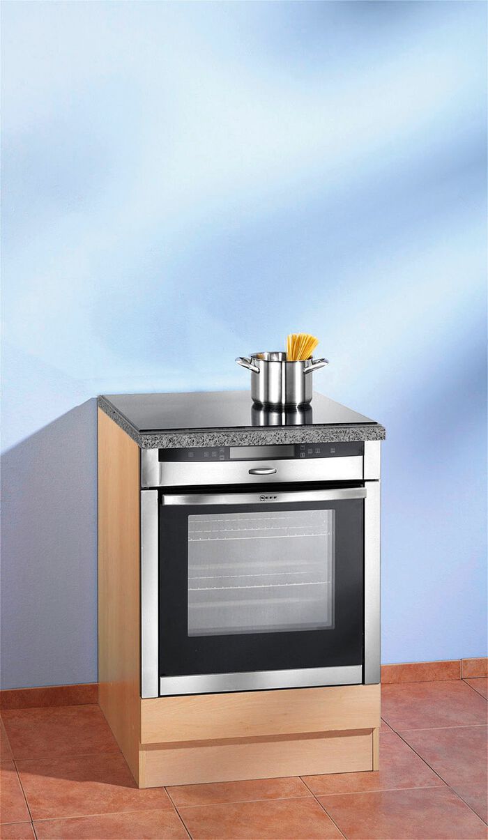 Herd-Umbau mit melaminharzbeschichteter Oberfl&auml;che 