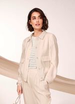 Blazer in Leinen-Optik 