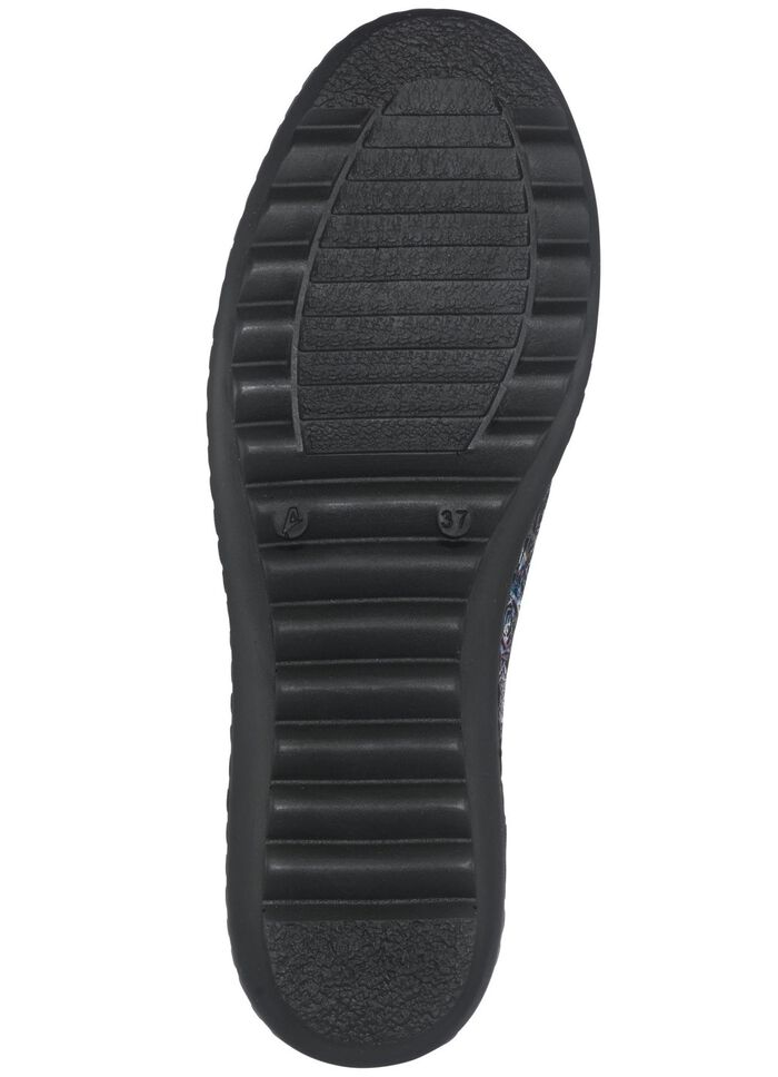 Gemini Slipper aus Rind-Nappaleder SCHWARZ-BUNT