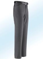 "Klaus-Modelle"-Hose mit G&uuml;rtel in 5 Farben DUNKELGRAU MELIERT