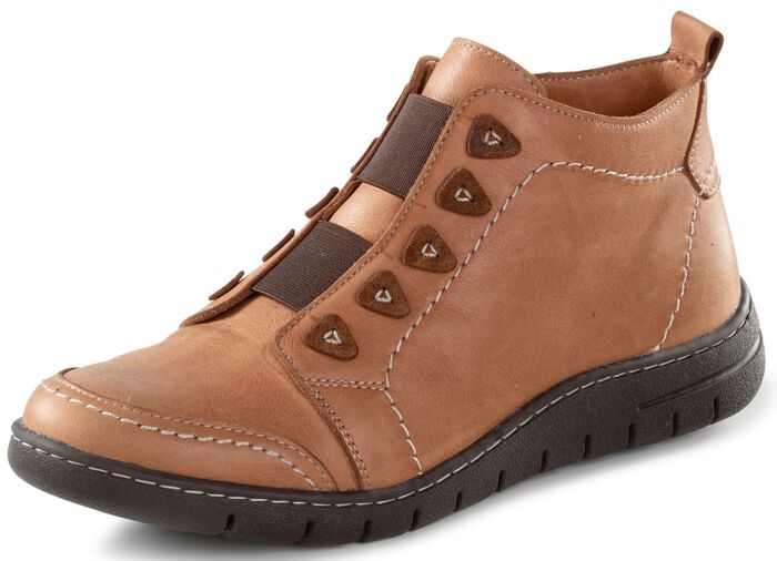 ELENA EDEN, gef&uuml;tterte Damen-Boots, Winterschuhe, Weite H, mit herausnehmbarem Fu&szlig;bett 