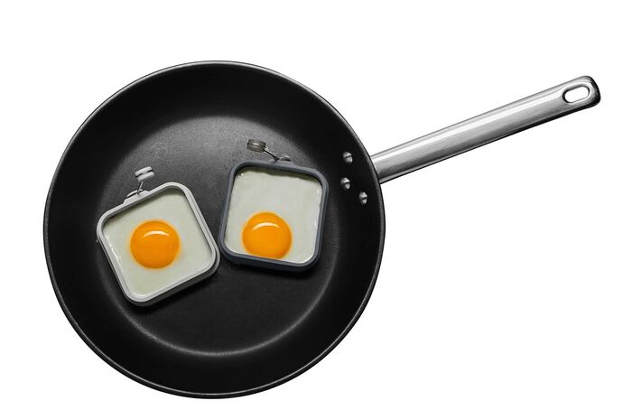 Hitzebest&auml;ndiges Eiformer-Set aus Silikon, 2-teilig 