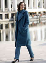 Wollmantel in 2-reihiger Optik 