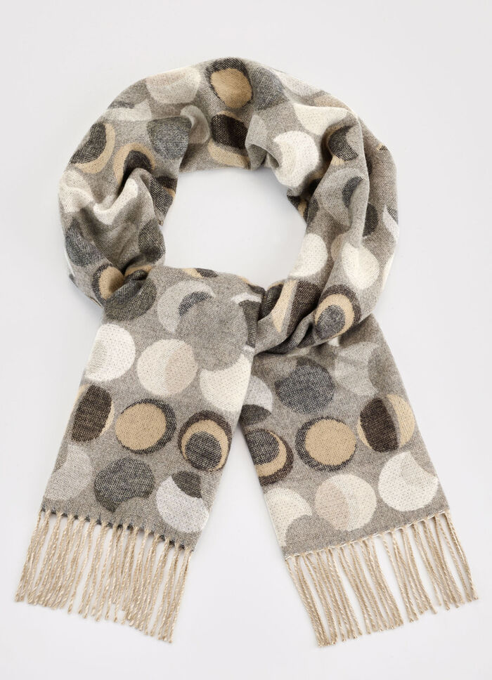 Schal mit Fantasiedessin 