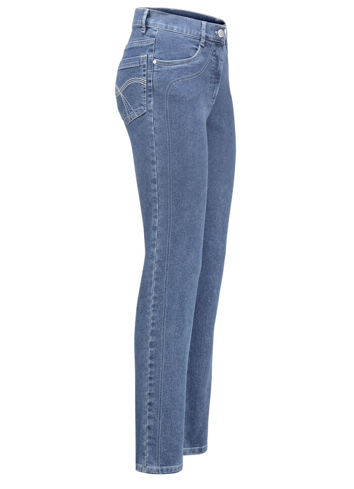 Power-Stretch-Jeans JEANSBLAU