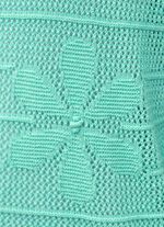 Pullover in transparenter Optik mit Blütenmotiven 