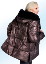 Jacke in 2 Farben mit kuschelweicher Kunstpelz-Innenausstattung in der festen Kapuze 